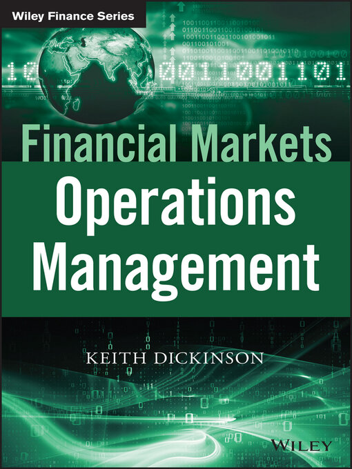 Cover image for Financial Markets Operations Management